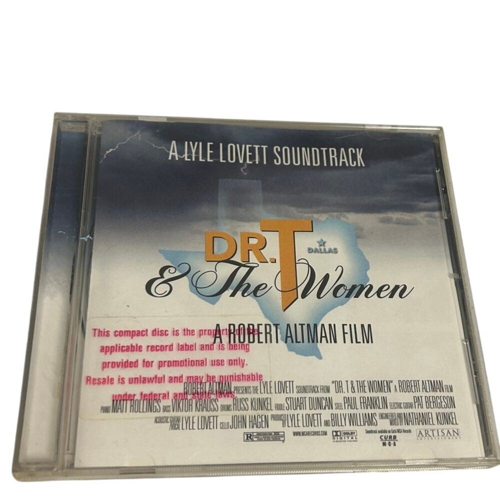 Lye Lovett Motion picture soundtrack CD Dr T & The Women